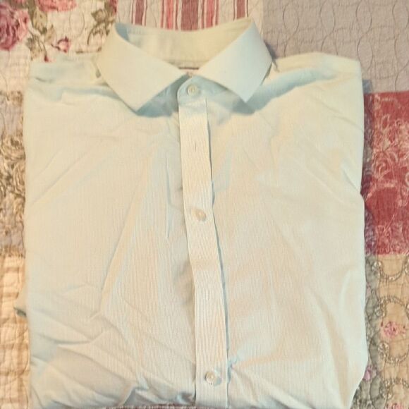 Charles Tyrwhitt men’s dress shirt | light green button-up classic business - Picture 1 of 2